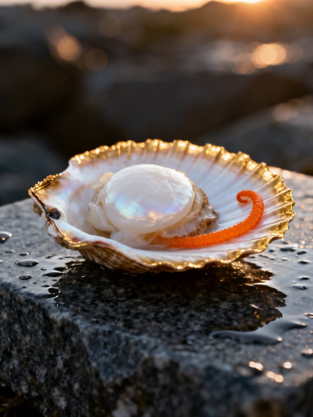 Galician scallop — detail